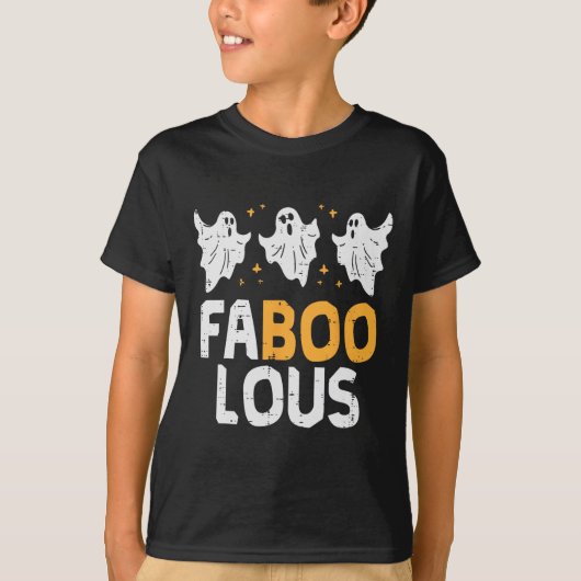 Foutous Ghosts Funny Scary Spooky Halloween Wome T-shirt (Voorkant)