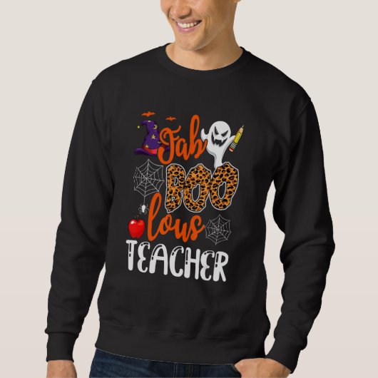 Foutous Teacher School Spooky Ghost Teaching Hal Trui (Voorkant)