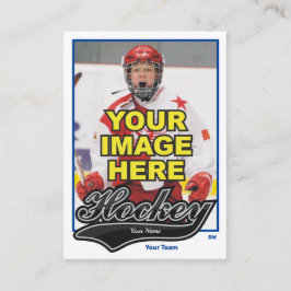Foward/Defense Hockey Card Visitekaartje