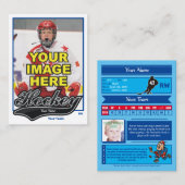 Foward/Defense Hockey Card Visitekaartje (Voorkant / Achterkant)