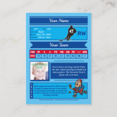 Foward/Defense Hockey Card Visitekaartje (Achterkant)