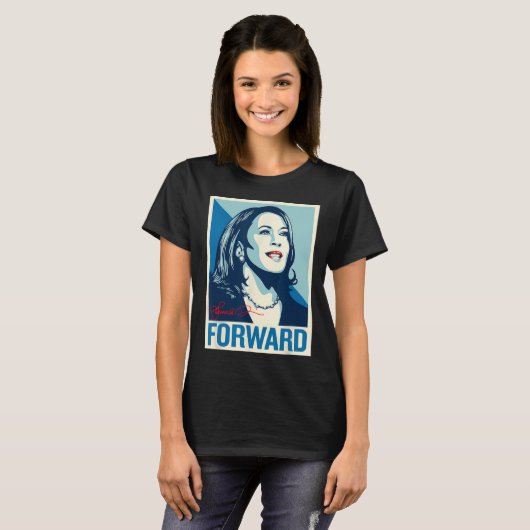 Foward Kamala Portrait T-shirt (Voorkant volledig)
