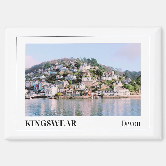 Fowey, Cornwall, Engeland, Groot-Brittannië, vakan Magneet (Voorkant)