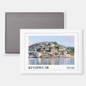 Fowey, Cornwall, Engeland, Groot-Brittannië, vakan Magneet (Voorkant / Achterkant)