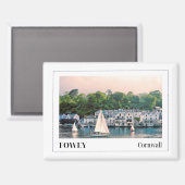 Fowey, Cornwall, Engeland Magneet (Voorkant / Achterkant)