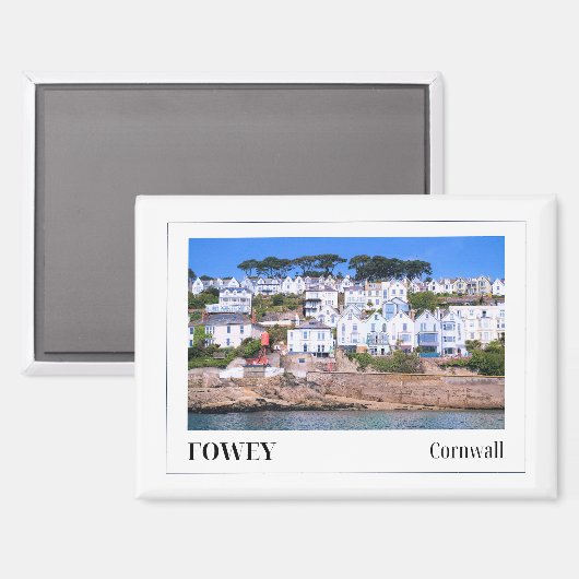 Fowey, Cornwall, Engeland Magneet (Voorkant / Achterkant)
