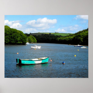 Fowey in Cornwall Poster
