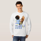 Fowl la la la la Golden Laced Pools T-shirt (Voorkant volledig)