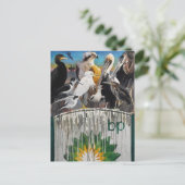 Fowl Language Oil Disaster Art Briefkaart (Staand voorkant)