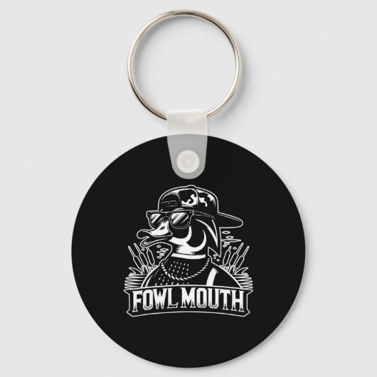 Fowl Mouth Duck Hunter Sleutelhanger (Voorkant)