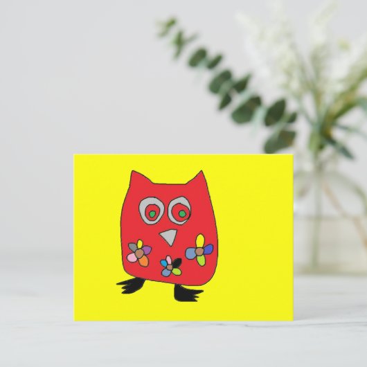 Fowl Owl-kaarten Briefkaart (Staand voorkant)