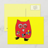 Fowl Owl-kaarten Briefkaart (Voorkant / Achterkant)