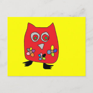 Fowl Owl-kaarten Briefkaart