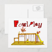 Fowl Play Briefkaart (Voorkant / Achterkant)
