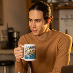 Fowl Surfers Gids voor Vloeiend in Vogeltaal Koffiemok