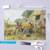 Fowl Talk door Herbert William Weekes Tissuepapier (Craft)