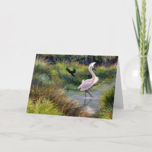 "Fowl Territory" Blank Note Kaart