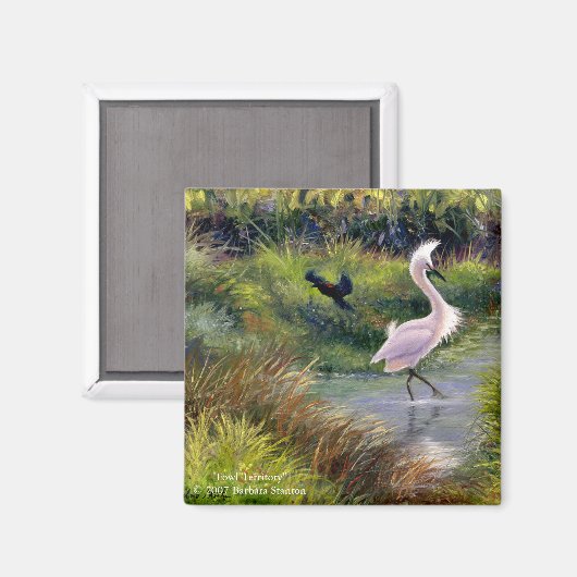 "Fowl Territory" Magnet (Voorkant / Achterkant)