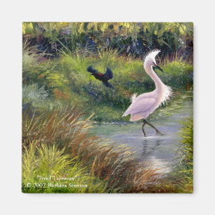 "Fowl Territory" Magnet