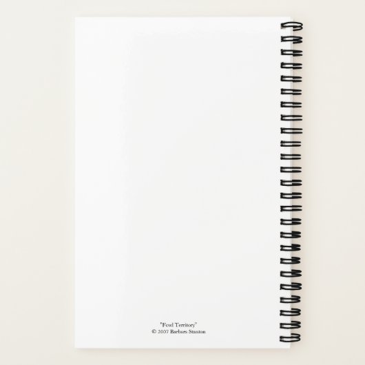 Fowl Territory Notitieboek (Achterkant)