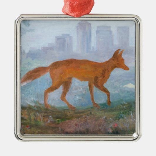 Fox 2006 uit de 21e eeuw metalen ornament (Voorkant)