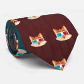 Fox - 3D Stropdas (Opgerold)