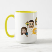 FOX 4 Goede Dag Emoji Koffie Mok (Links)