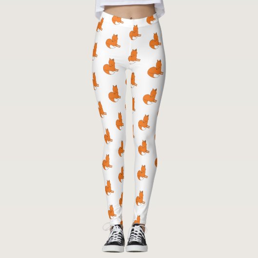 Fox Aangepaste Leggings (Voorkant)