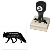 Fox Adresstempel Rubberstempel (Gestempeld)
