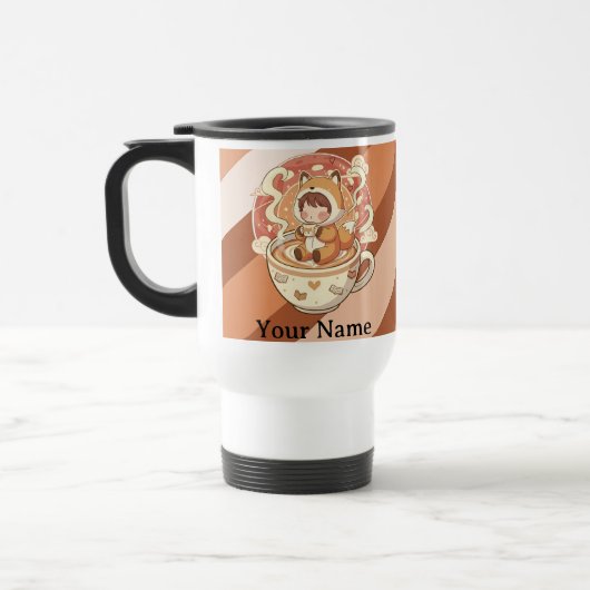 Fox Adventure & Books Travel Mug Reisbeker (Links)