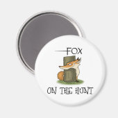 Fox Afbeelding Magneet (Voorkant / Achterkant)