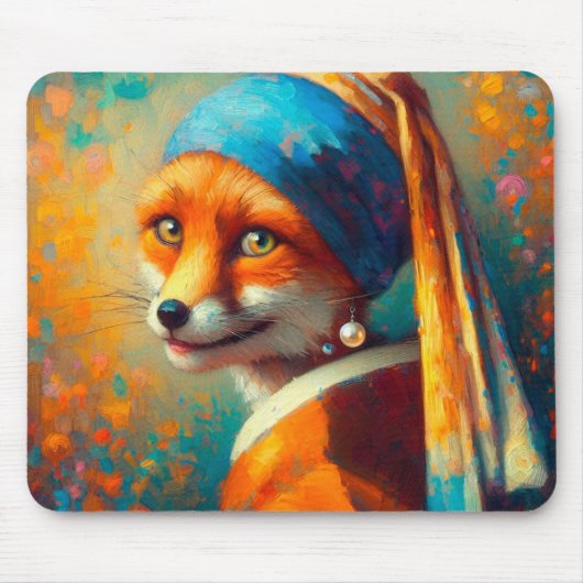 Fox-afbeelding Muismat (Voorkant)