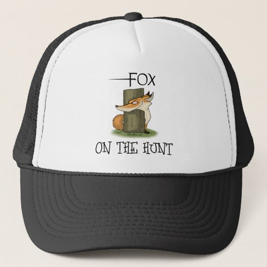 Fox Afbeelding Trucker Pet (Voorkant)