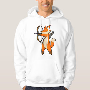 Fox als Archer met Pijl en Bow Hoodie
