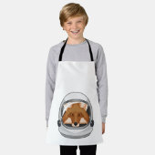Fox als astronaut met Helmet Schort (Gedragen)