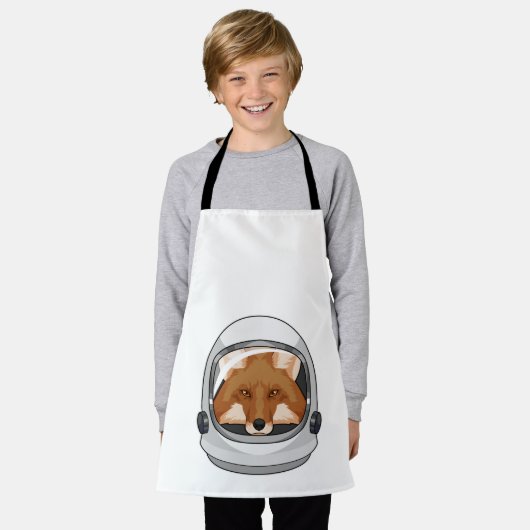 Fox als astronaut met Helmet Schort (Gedragen)