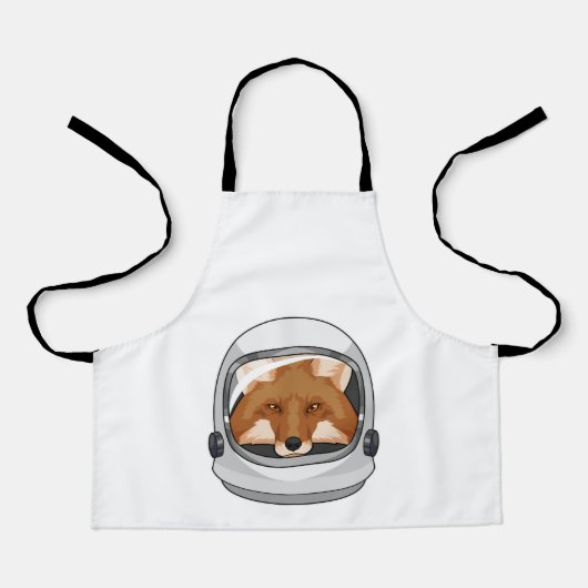 Fox als astronaut met Helmet Schort (Voorkant)