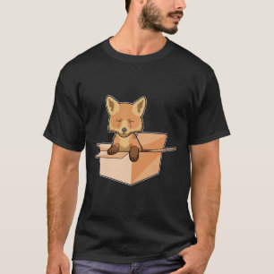 Fox als Baby in doos T-shirt