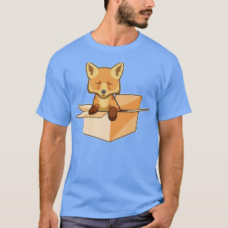 Fox als Baby in doos T-shirt