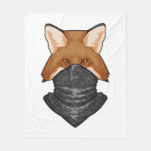 Fox als Bandit met Kerchief Fleece Deken (Voorkant)