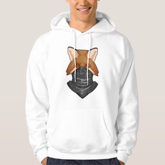 Fox als Bandit met Kerchief Hoodie (Voorkant)