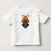 Fox als Bandit met Kerchief Kinder Shirts (Voorkant)