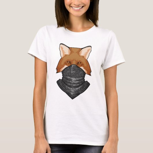 Fox als Bandit met Kerchief T-shirt (Voorkant)