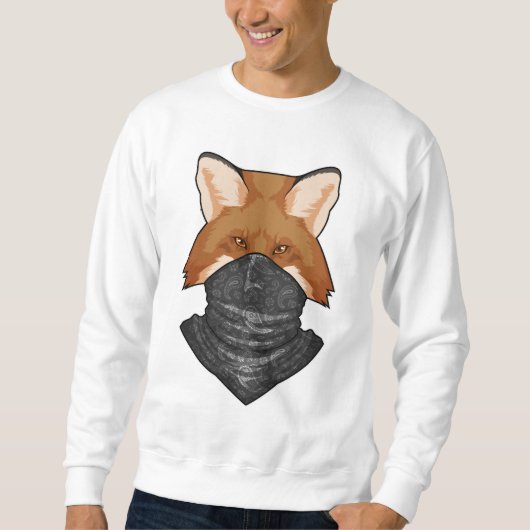 Fox als Bandit met Kerchief Trui (Voorkant)