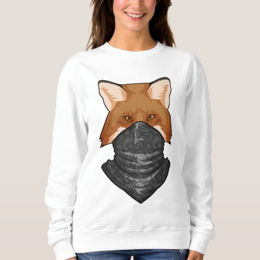 Fox als Bandit met Kerchief Trui (Voorkant)