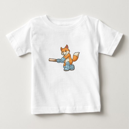 Fox als Batsman met cricket bat (Voorkant)