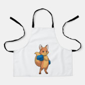 Fox als Boxer met Boxing-handschoenen Schort (Voorkant)