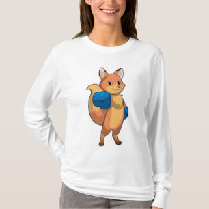 Fox als Boxer met Boxing-handschoenen T-shirt