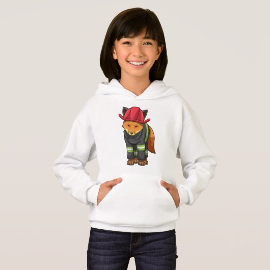 Fox als brandweerman met Helmet (Voorkant volledig)