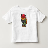 Fox als brandweerman met Helmet Kinder Shirts (Voorkant)
